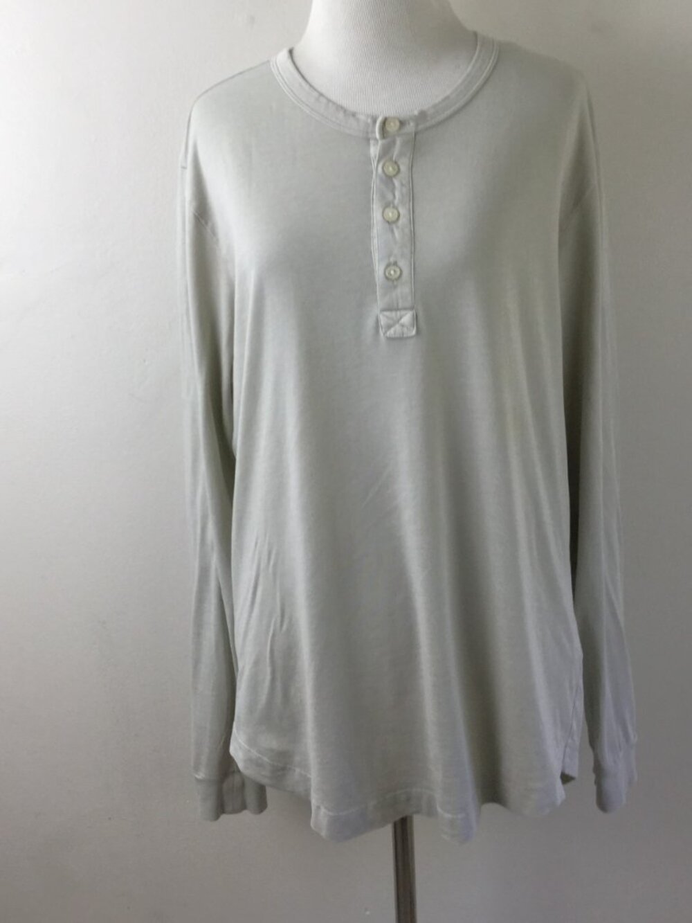 Buck Mason Long Sleeve Henley Shirt s